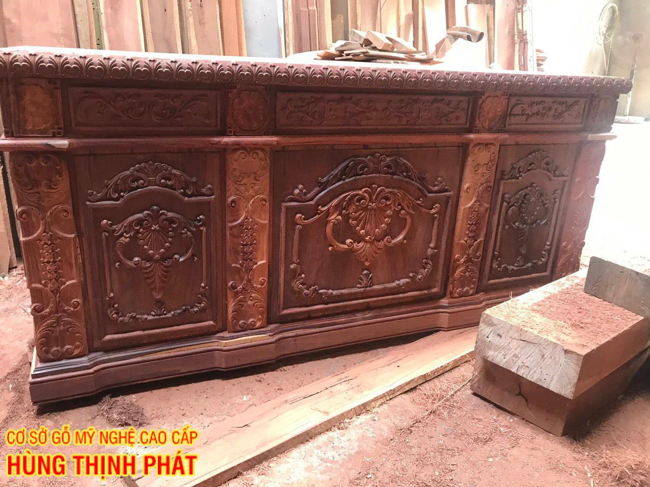 bàn làm việc gỗ Cẩm Lai